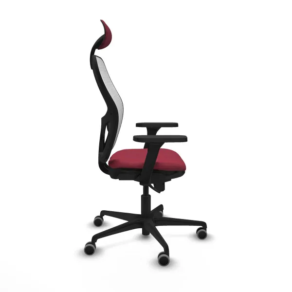 Office Chair with Headrest Jorquera Piqueras y Crespo 3D036G1 Maroon