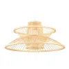 Ceiling Light DKD Home Decor 50 x 50 x 22 cm Light brown Bamboo 50 W