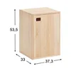 Shoe cupboard Astigarraga Brown Pinewood (37,3 x 33 x 53,5 cm)