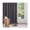 Curtains Atmosphera Opaque Grey Polyester 2 Units (135 x 240 cm)