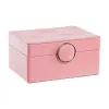 Jewelry box DKD Home Decor Pink MDF Wood 23 x 17 x 10 cm