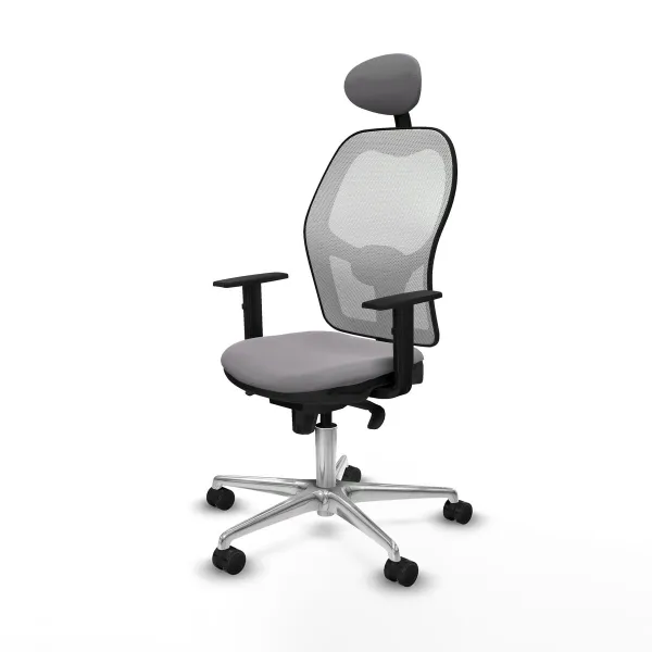 Office Chair with Headrest Jorquera Piqueras y Crespo 1D086N1 Grey
