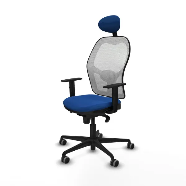 Office Chair with Headrest Jorquera Piqueras y Crespo 1D036G1 Blue