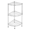 Corner Shelves Confortime 3 levels Chromed (35 x 35 x 70 cm)