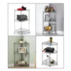 Corner Shelves Confortime 3 levels Chromed (35 x 35 x 70 cm)