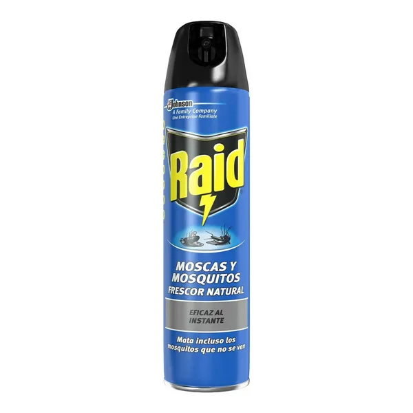 Insecticde Raid Flies Moquitos Fresh (600 ml)