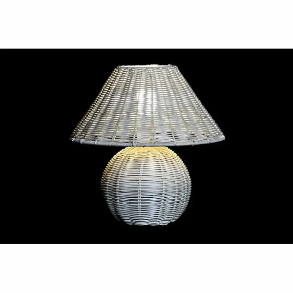 Desk lamp DKD Home Decor Natural Rattan 220 V 50 W Alpino (30 x 30 x 31 cm)