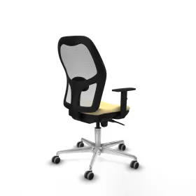 Dining Chair DKD Home Decor Polyester Dark grey Oak (48 x 44 x 84 cm)