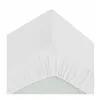 Fitted bottom sheet Atmosphera White 160 x 200 cm