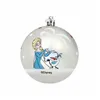 Christmas Bauble Frozen Memories Silver 10Units Plastic (Ø 6 cm)