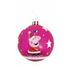 Christmas Bauble Peppa Pig Cosy corner Fuchsia 6 Units Plastic (Ø 8 cm)