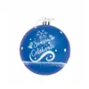 Christmas Bauble Frozen Memories 6 Units Blue White Plastic (Ø 8 cm)