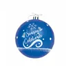 Christmas Bauble Frozen Memories 10Units Blue White Plastic (Ø 6 cm)