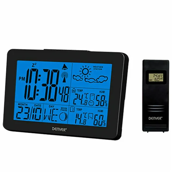 Multi-function Weather Station Denver Electronics 117160000050 Black