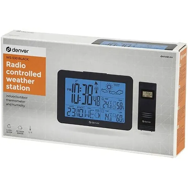 Multi-function Weather Station Denver Electronics 117160000050 Black