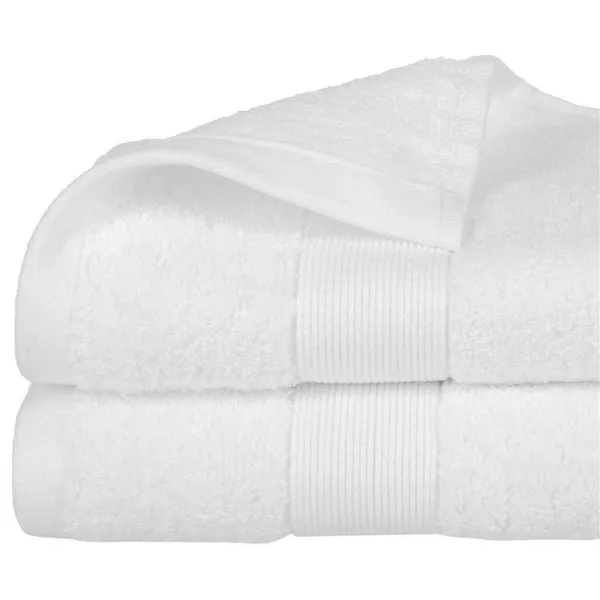 Bath towel Atmosphera Cotton White 450 g/m² (50 x 90 cm)