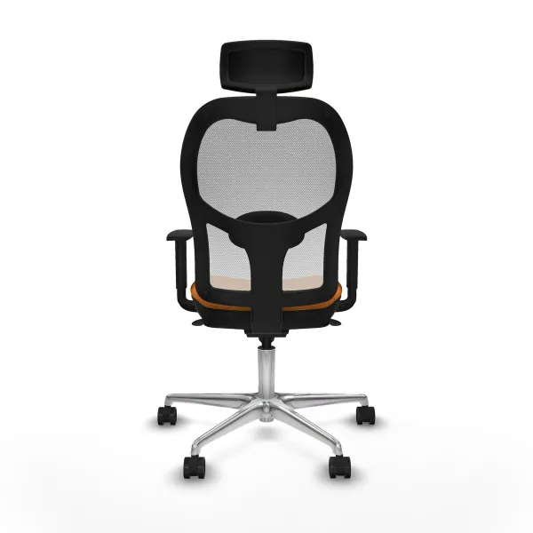 Office Chair with Headrest Jorquera Piqueras y Crespo 1D086N2 Orange