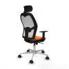 Office Chair with Headrest Jorquera Piqueras y Crespo 1D086N2 Orange