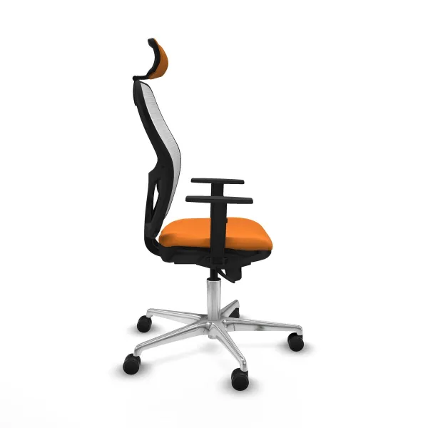 Office Chair with Headrest Jorquera Piqueras y Crespo 1D086N2 Orange