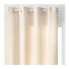 Curtain Atmosphera Lilou Polyester Ivory (140 x 260 cm)