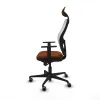 Office Chair with Headrest Jorquera Piqueras y Crespo 1D036G1 White Brown