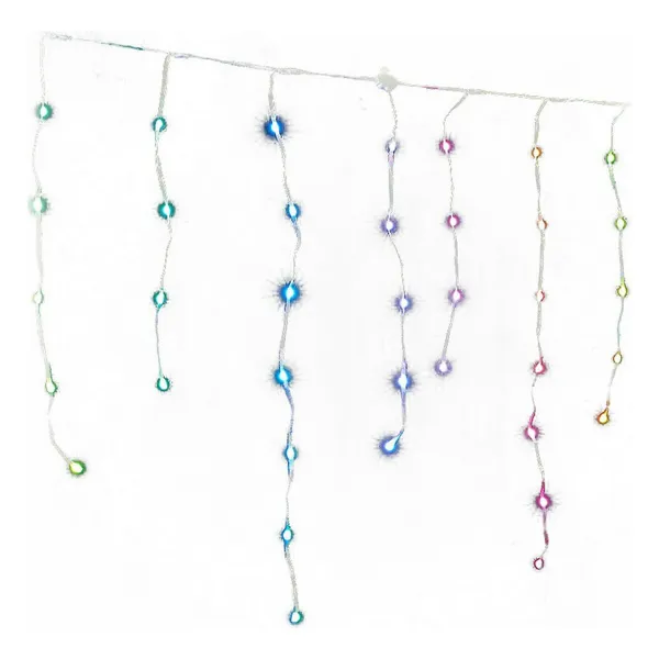 LED Curtain Lights Icicle Multicolour (300 x 70 cm)