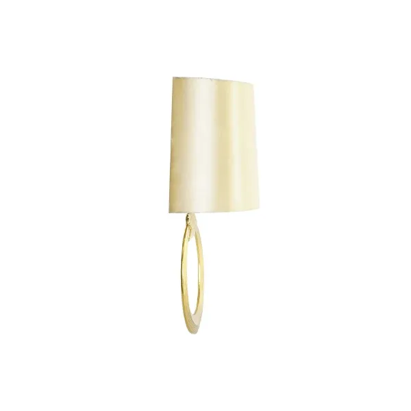 Wall Lamp DKD Home Decor Golden Polyester Aluminium 220 V 50 W Modern (36 x 16 x 60 cm)