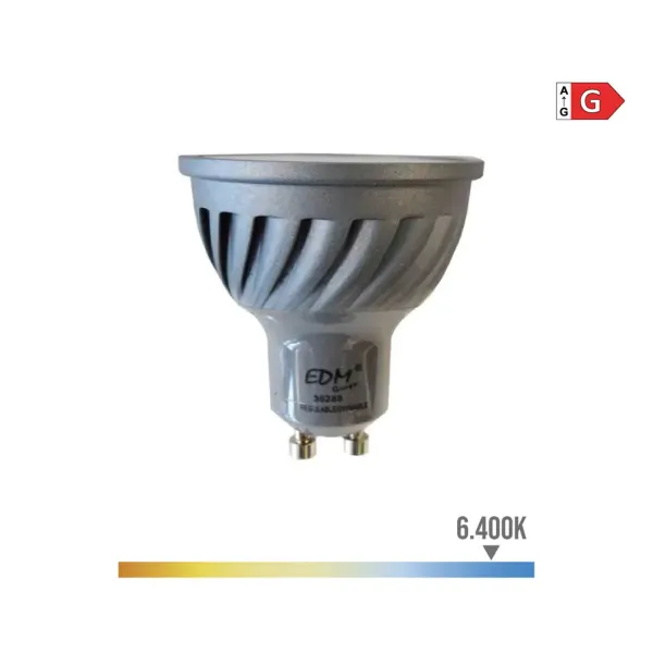 LED lamp EDM Adjustable G 6 W GU10 480 Lm Ø 5 x 5,5 cm (6400 K)