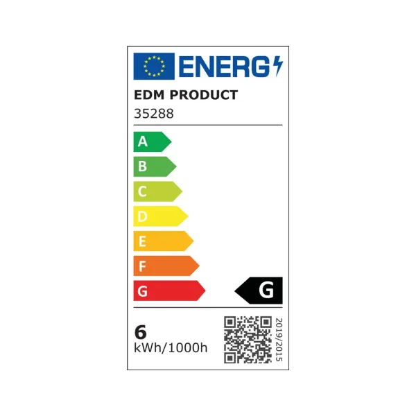 LED lamp EDM Adjustable G 6 W GU10 480 Lm Ø 5 x 5,5 cm (6400 K)