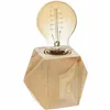 Desk lamp Atmosphera Hexagonal 7,5 x 8 cm Wood