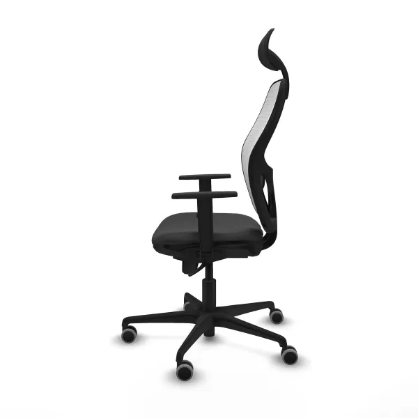 Office Chair with Headrest Jorquera Piqueras y Crespo 1D036G1 Dark grey