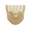 Candleholder DKD Home Decor Crystal Bamboo (26 x 26 x 69 cm)