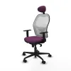 Office Chair with Headrest Jorquera Piqueras y Crespo 1D036N1 Purple
