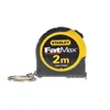 Tape Measure Stanley FatMax Keychain Mini Natural rubber ABS (2 m x 13 mm)