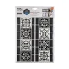 Stickers Atmosphera Ornamental Tile Black 2 Units (30,5 x 25 x 0,3 cm)