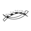 Candleholder Atmosphera Tealight Metal (55 x 13,5 x 9 cm)