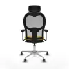 Office Chair with Headrest Piqueras y Crespo 3D086G2 Yellow