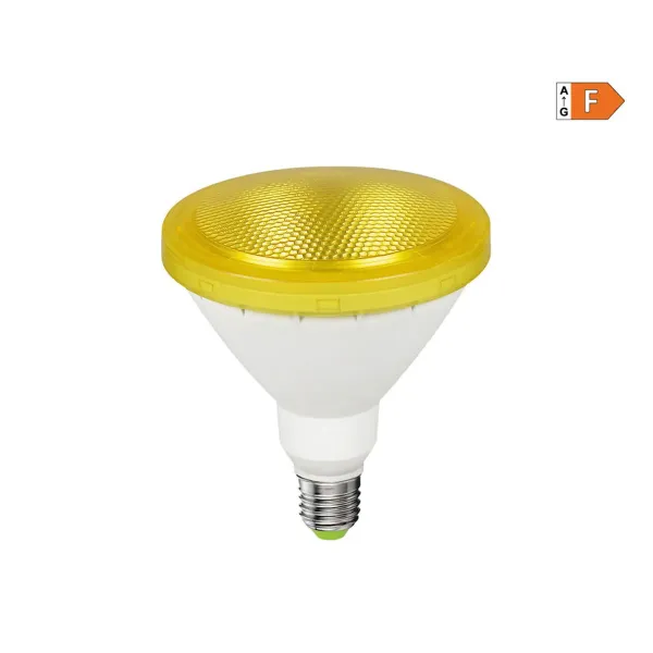 LED lamp EDM Yellow F 15 W E27 1200 Lm Ø 12 x 13,8 cm (RGB)