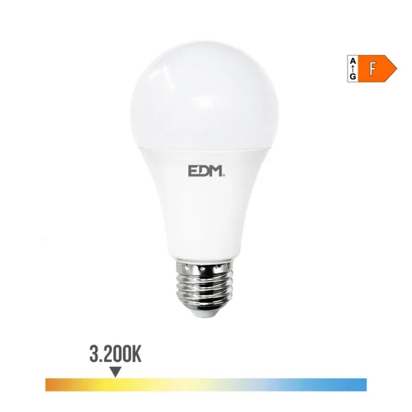 LED lamp EDM F 24 W E27 2700 lm Ø 7 x 13,6 cm (3200 K)