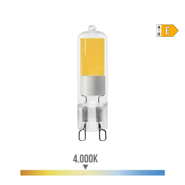 LED lamp EDM E 5 W G9 575 Lm Ø 1,43 x 6,45 cm (4000 K)