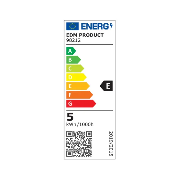 LED lamp EDM E 5 W G9 575 Lm Ø 1,43 x 6,45 cm (6400 K)