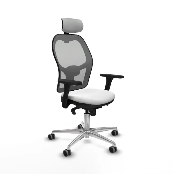 Office Chair with Headrest Piqueras y Crespo 3D086G2 White