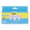 Pack of 3 LED bulbs EDM F 5 W GU10 450 lm Ø 5 x 5,5 cm (6400 K)