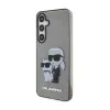 Karl Lagerfeld IML Glitter Karl & Choupette - Case for Samsung Galaxy S24+ (black)