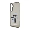 Karl Lagerfeld IML Glitter Karl & Choupette - Case for Samsung Galaxy S24+ (black)