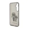 Karl Lagerfeld IML Glitter Karl & Choupette - Case for Samsung Galaxy S24+ (black)
