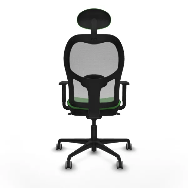 Biroja krēsls ar galvas atbalstu Jorquera Piqueras y Crespo 1D036G1 Zaļš