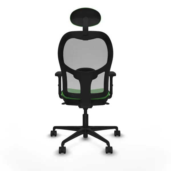 Ofiso kėdė su atrama galvai Piqueras y Crespo 2D036N1 Žalia