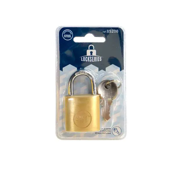 Key padlock EDM Brass