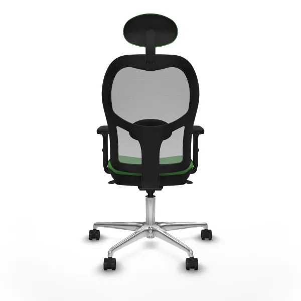 Ofiso kėdė su atrama galvai Piqueras y Crespo 2D086N1 Žalia